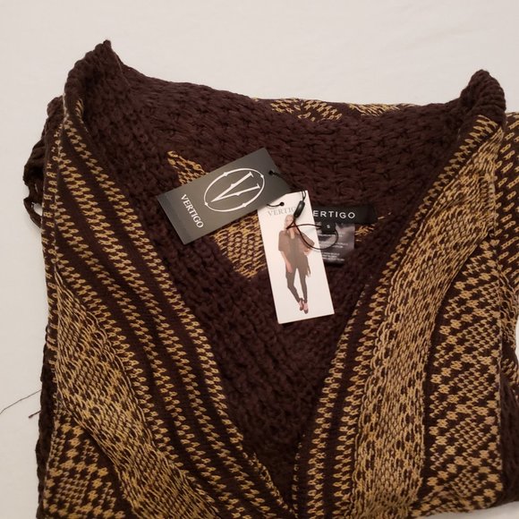 Vertigo Allover Print Fringe Kimono Cardigan NWT - Picture 16 of 16